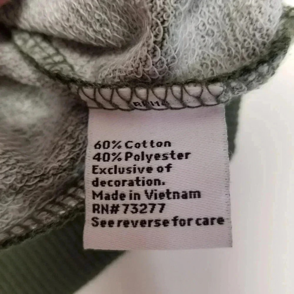 {Nine West} Ruffle Yoke Sweatshirt in Camo Print - Picture 9 of 13